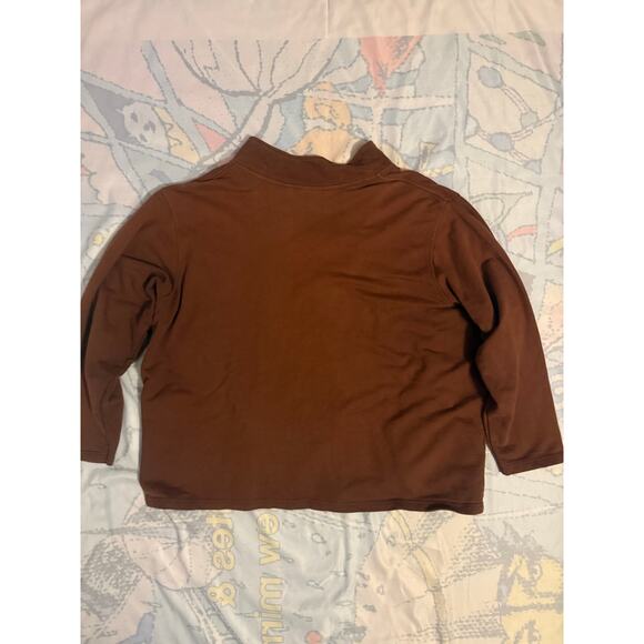 Trilogy Brown Floral Sweatshirt - Women's Size - Picture 3 of 3